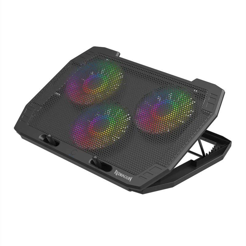 REDRAGON INGRID GCP511 LAPTOP COOLER 3 FANS RGB REDRAGON INGRID GCP511 LAPTOP COOLER 3 FANS RGB